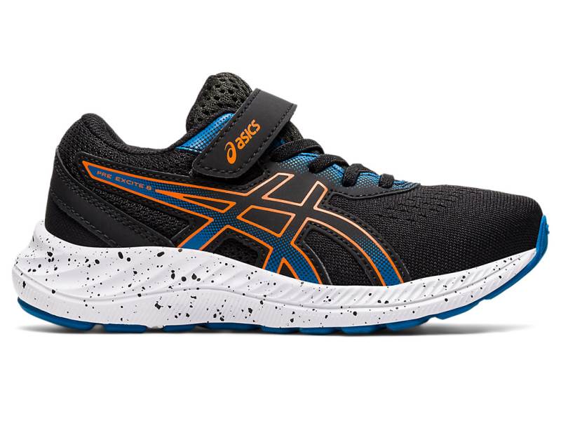 Dětské Běžecké Boty Asics PRE EXCITE 8 PS Černé 60372CNDQ